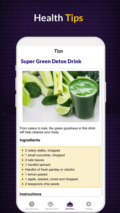 Gym workout - Gym trainer iPhone screenshot 6 - Health & Fitness app