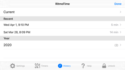 RitmoTime Stroke Monitor Screenshot