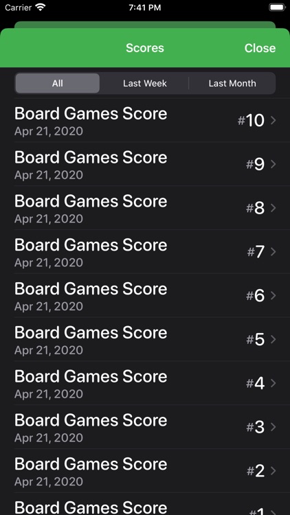 Score Tracking and Statistics screenshot-8