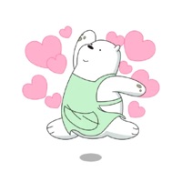 Ice Bear Three app icon - Stickers app for iPhone