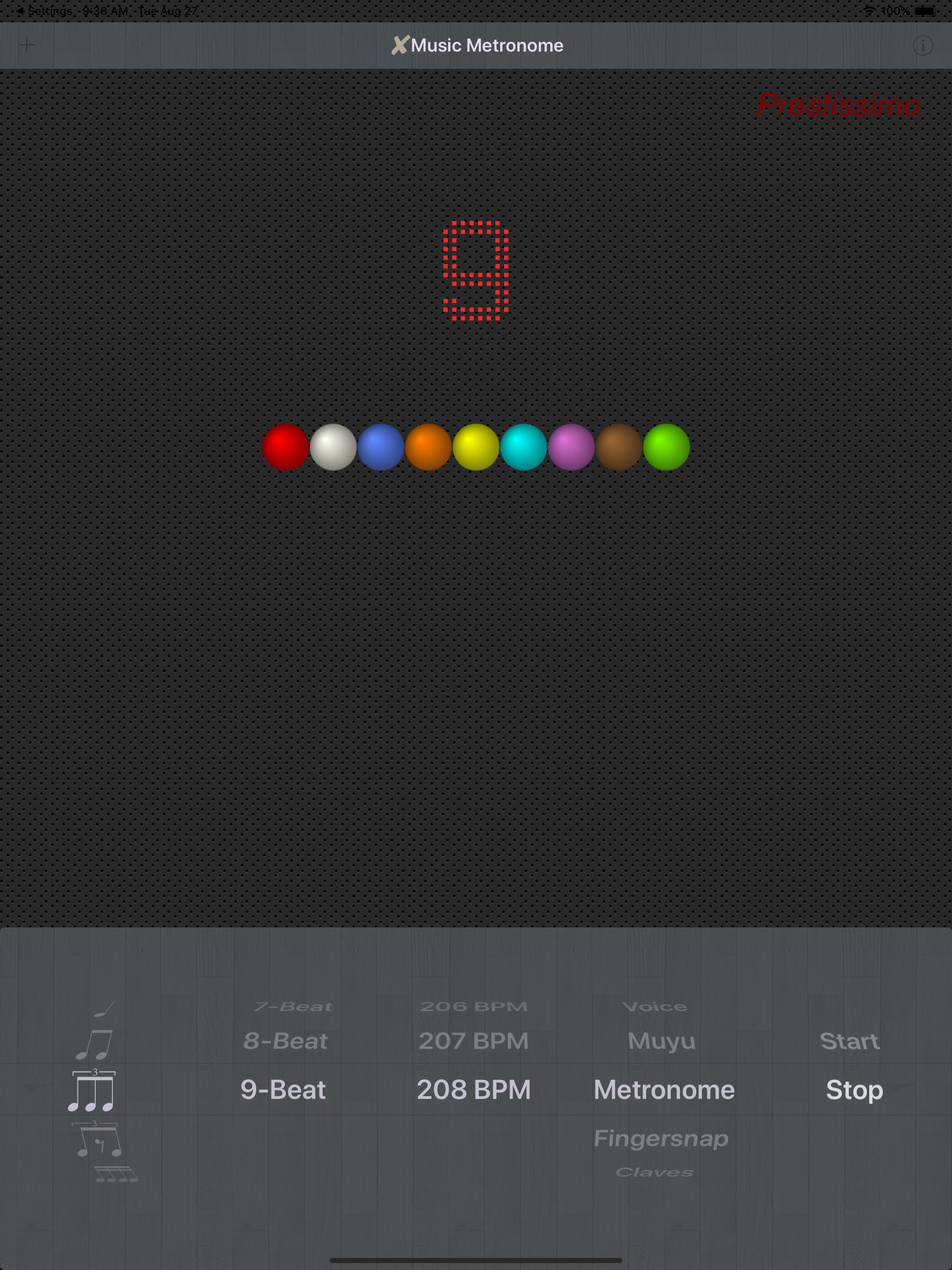 X音乐节拍器-人声数拍节拍器 screenshot 7