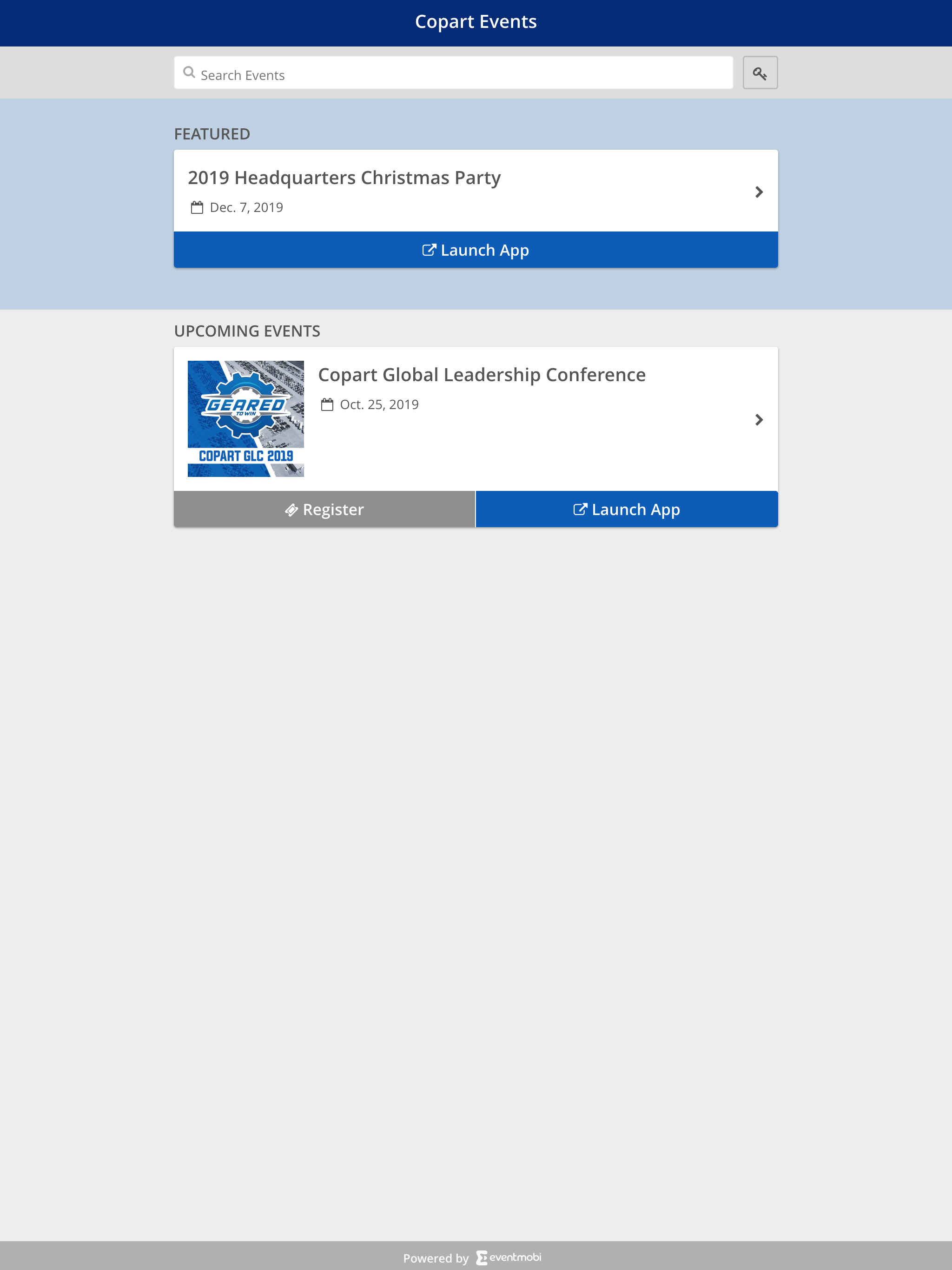 Copart Inc Events