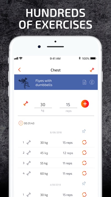 Weight Lifting Gym Tracker screenshot-7