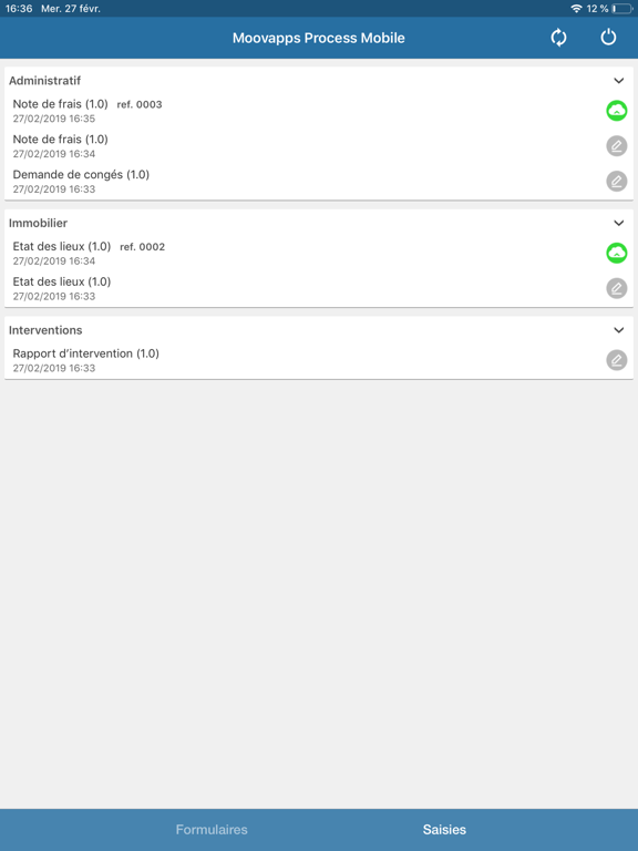 Screenshot #6 pour Moovapps Process Mobile