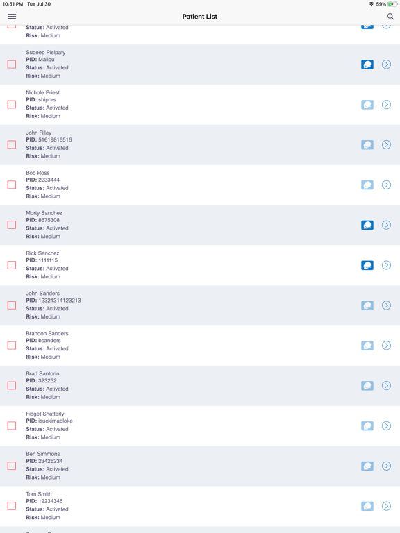 ClinicianConnect Mobile iPad screenshot 2 - Medical app