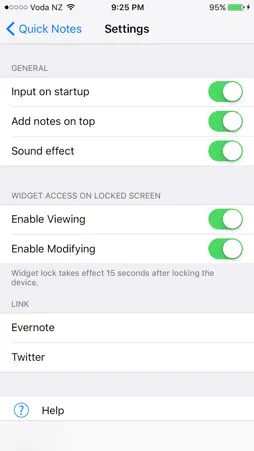 Quick Notes Widget screenshot 4