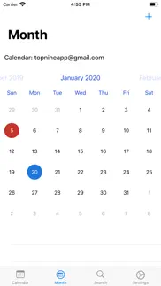 watchcal for google calendar iPhone Captures Décran 4