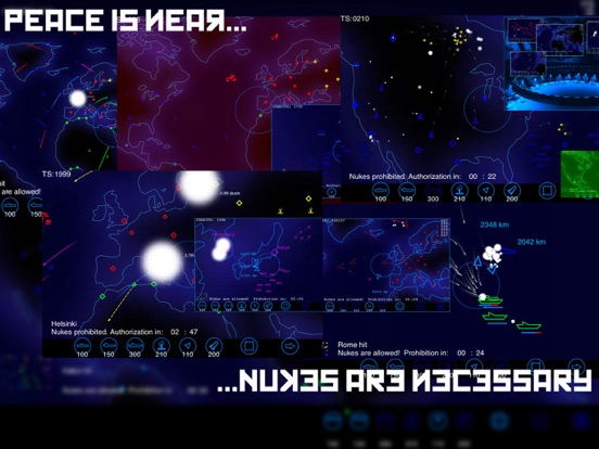 Radzone : the Nuclear Wargame iPad app afbeelding 2