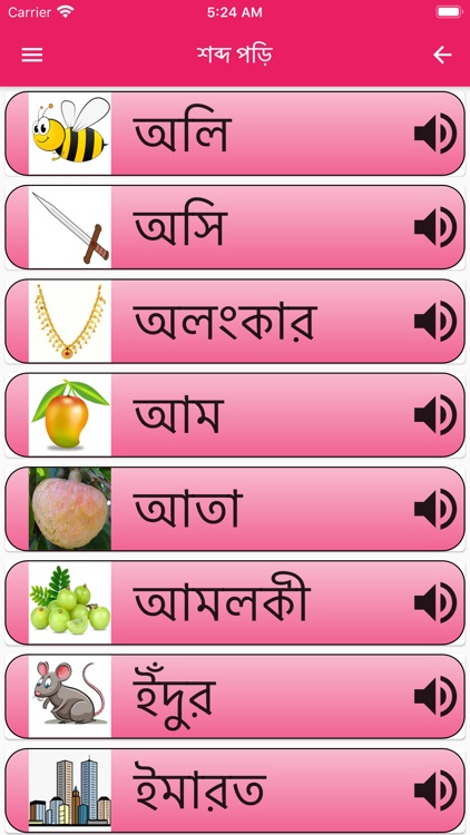 Bangla Learner AudioVisual App screenshot-6