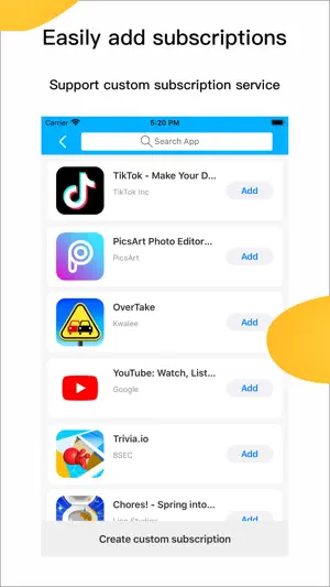 Card Box : Track subscriptions screenshot 3