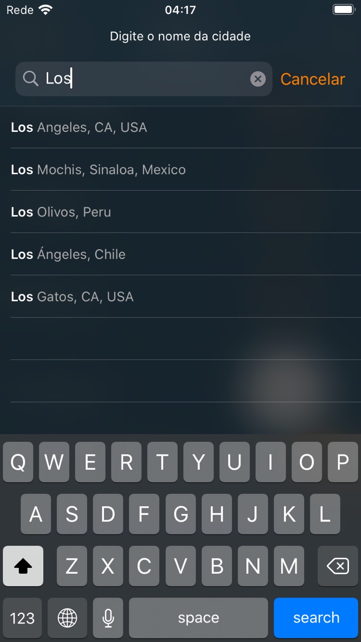 iPhone screenshot