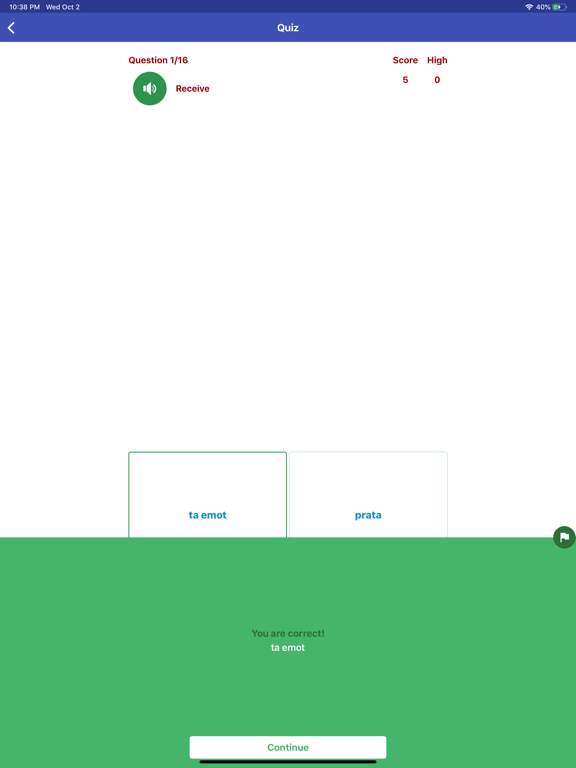 Learn Swedish Daily iPad screenshot 6 - Education app