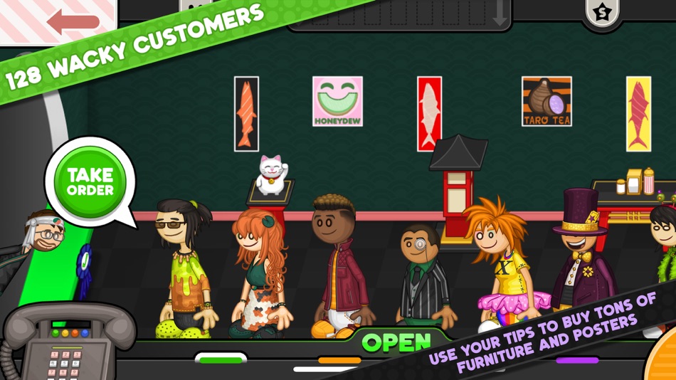 #2. Papa's Sushiria To Go! (iOS) 由: Flipline Studios