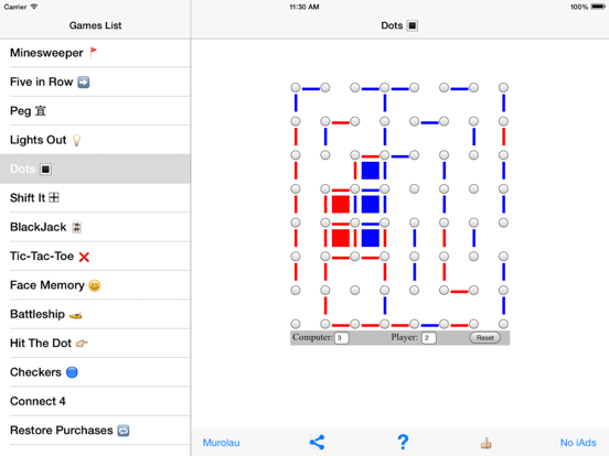 Games Mini iPad screenshot