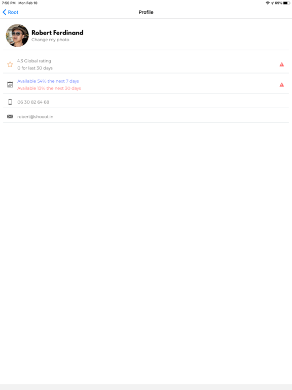 Shoootin iPad screenshot 3 - Photo & Video app