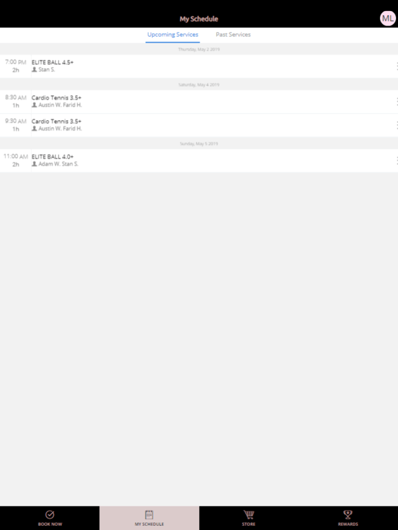 Screenshot #6 pour Elite Racquet Sports