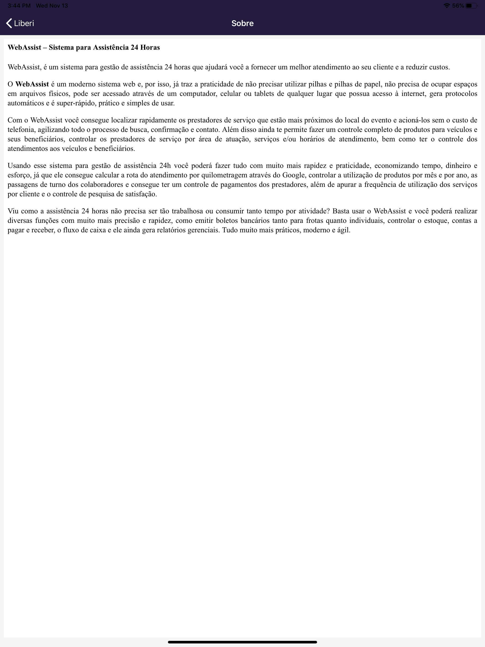 Liberi Assistência