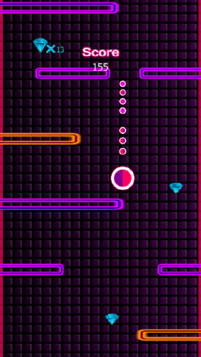 Screenshot #1 pour Pink Glow Fall Down