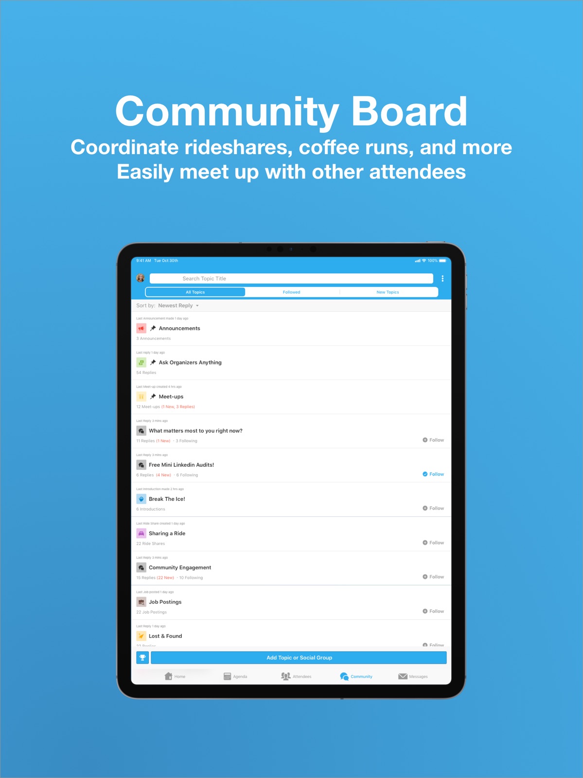 Whova - Event & Conference App ipad screenshot 2