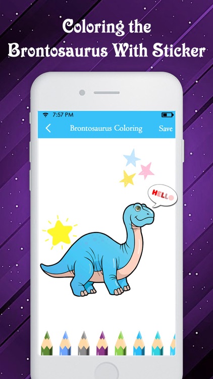 Brontosaurus Coloring for all screenshot-4