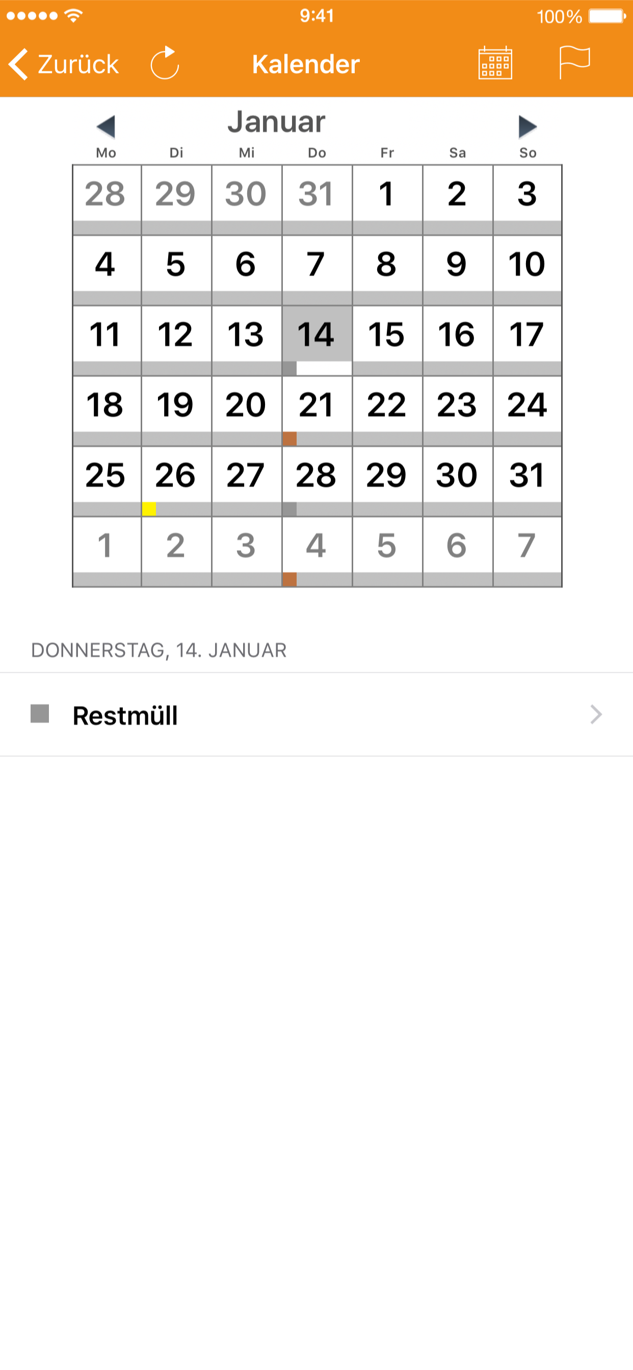 Abfall App CLP