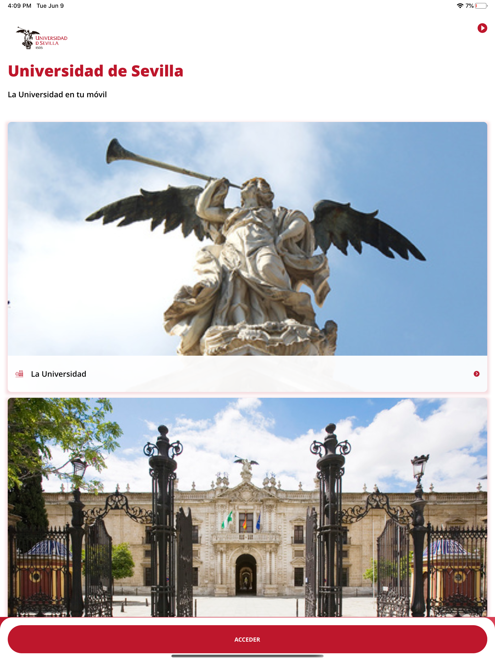 US - Universidad de Sevilla screenshot 9