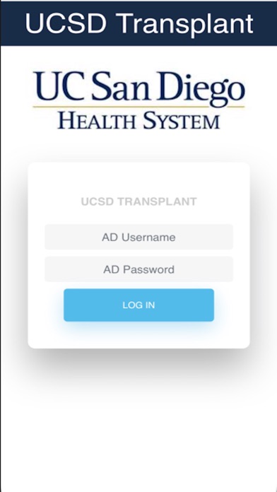 Screenshot #1 pour UC San Diego Transplant