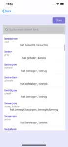 German Verbs Past Prepositions screenshot #2 for iPhone