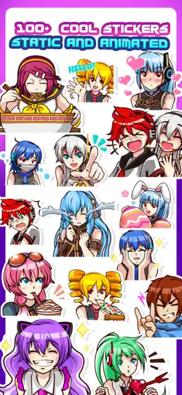 Game screenshot Tokyo Anime Emojis Sticker mod apk