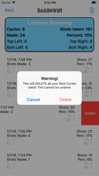 BarDown iPhone screenshot 4 - Sports app