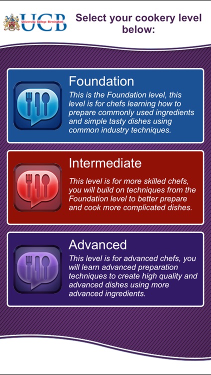 UCB Classical Cookery