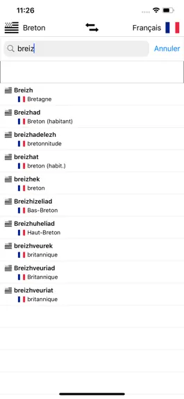 Game screenshot Dictionnaire Breton-Français mod apk