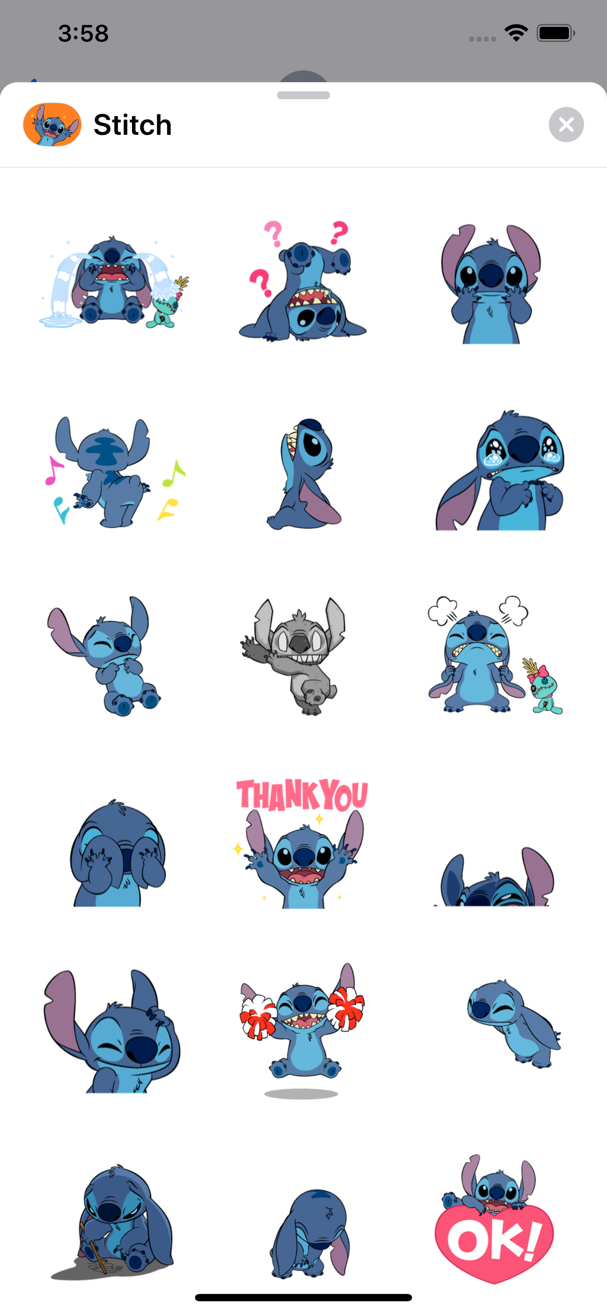 Disney Stickers: Stitch screenshot 3