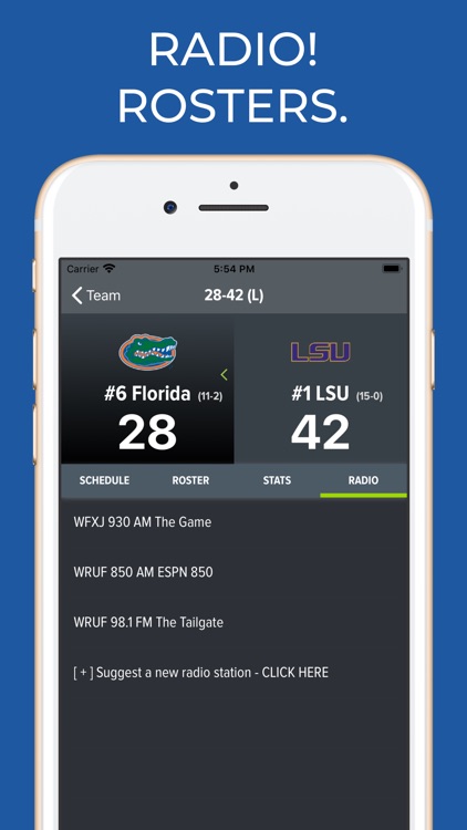 Florida Football Schedules