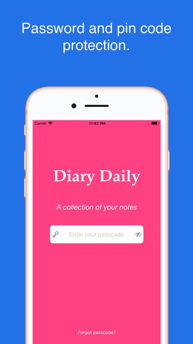 Diary with lock Screenshot