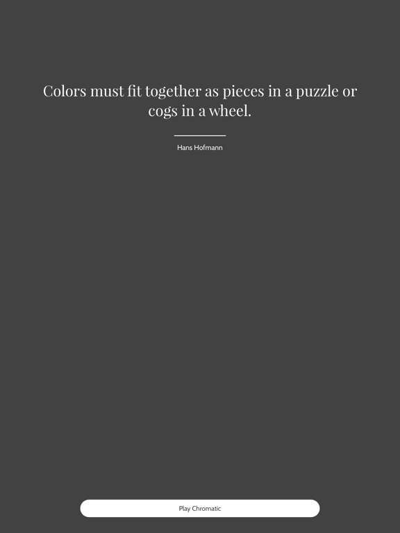 Chromatic: Color Puzzles iPad screenshot 5 - Games app