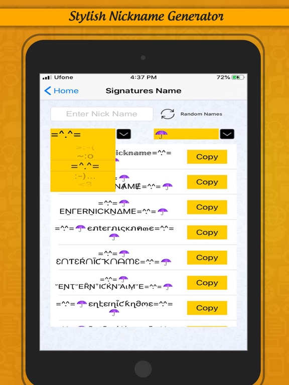 Screenshot #6 pour Générateur de pseudonymes