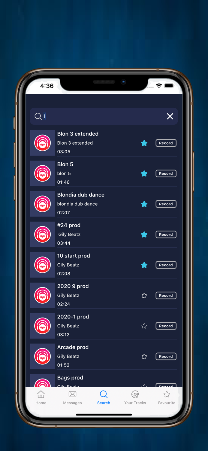 vibesR - song recording tool