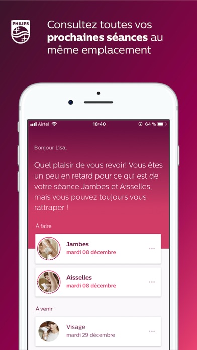 Screenshot #1 pour Philips Lumea IPL