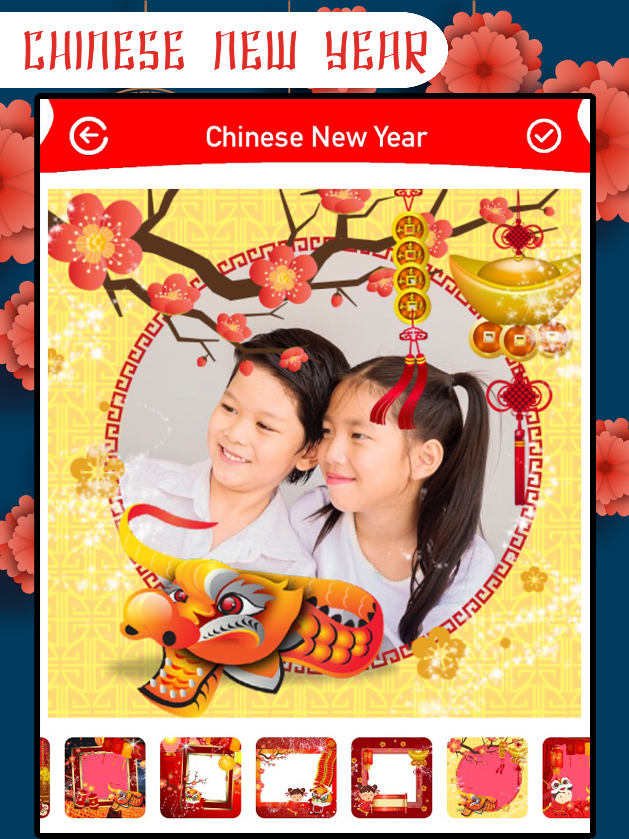 Chinese New Year Frame&Sticker