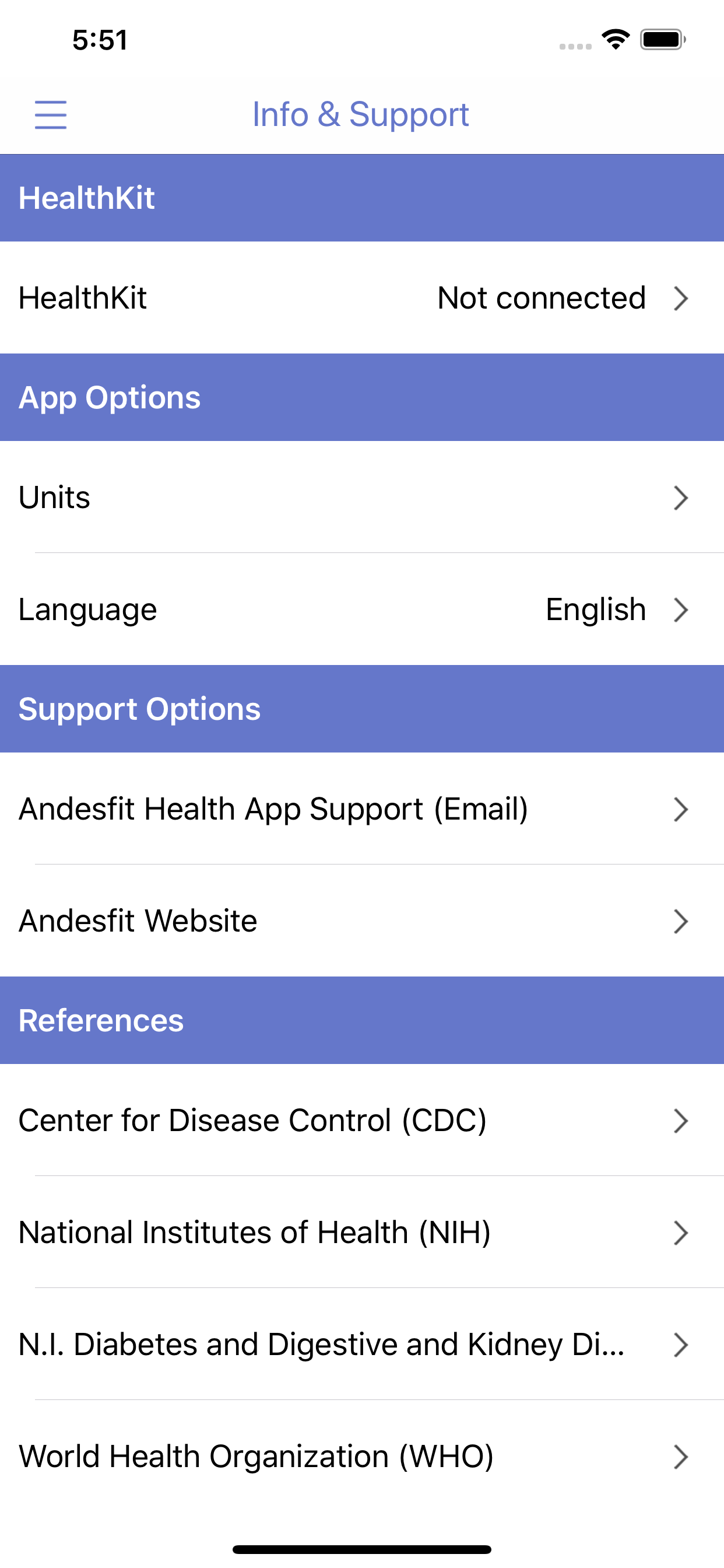 Andesfit screenshot 5