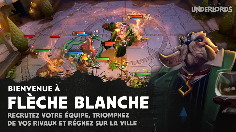 Capture d'écran de Dota Underlords sur iPhone 5