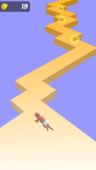 Screenshot #3 pour Baby Zigzag Run 3d