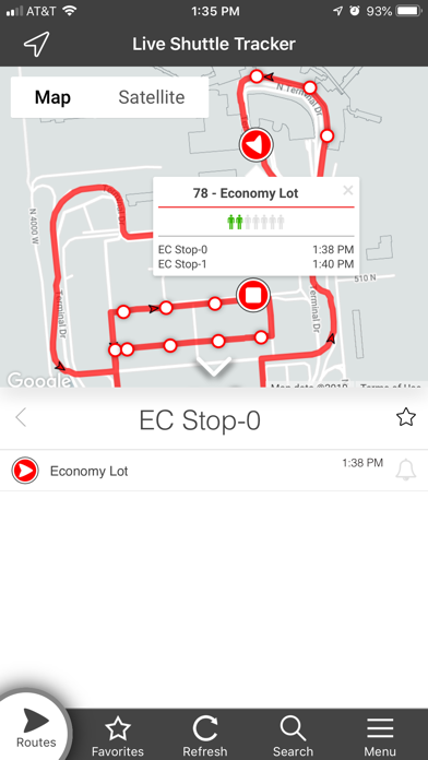 SLC Airport Shuttle Tracker screenshot 2