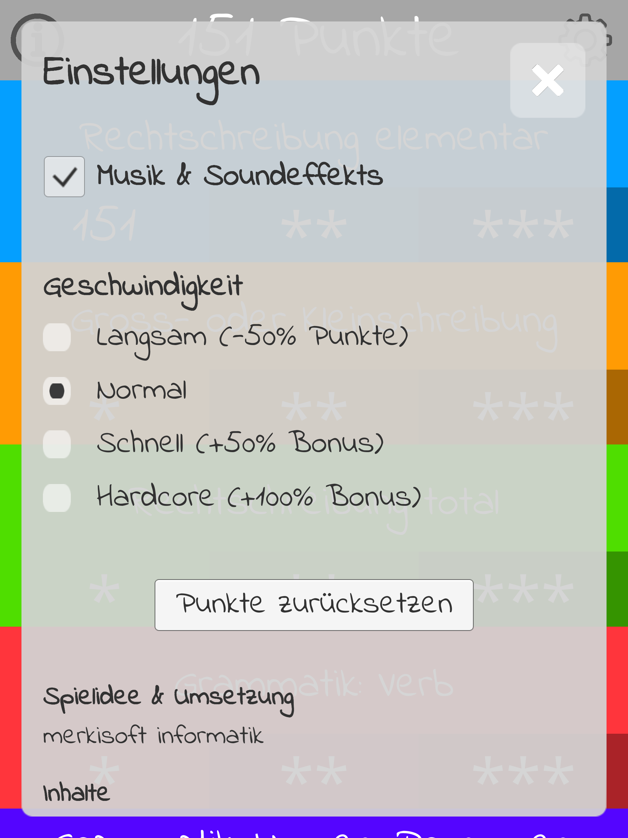 Fokus-Game Deutsch