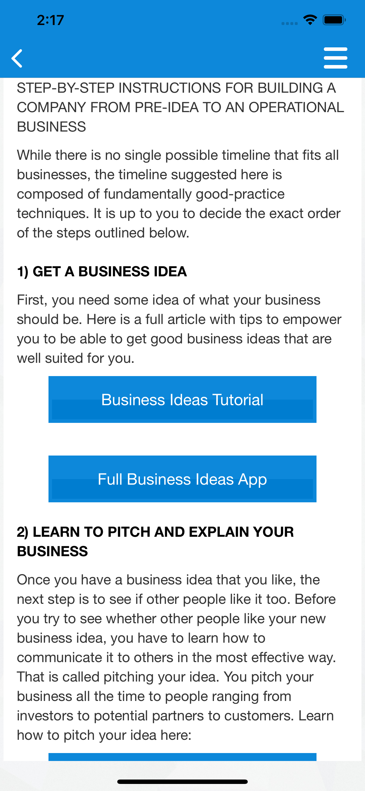Business Plan & Start screenshot 5