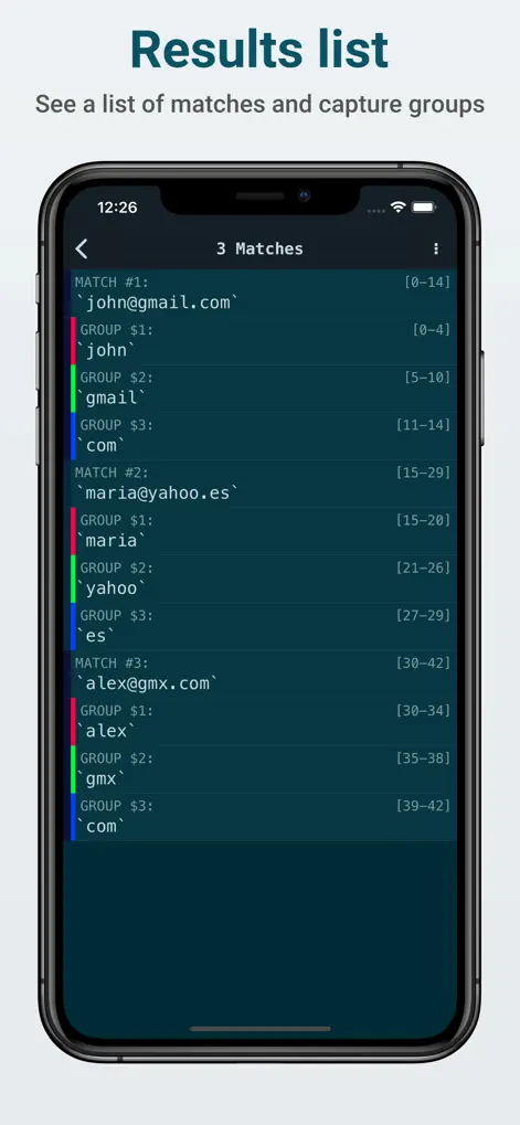 RegEx Lab: Regular Expressions - Developer Tools App | MWM