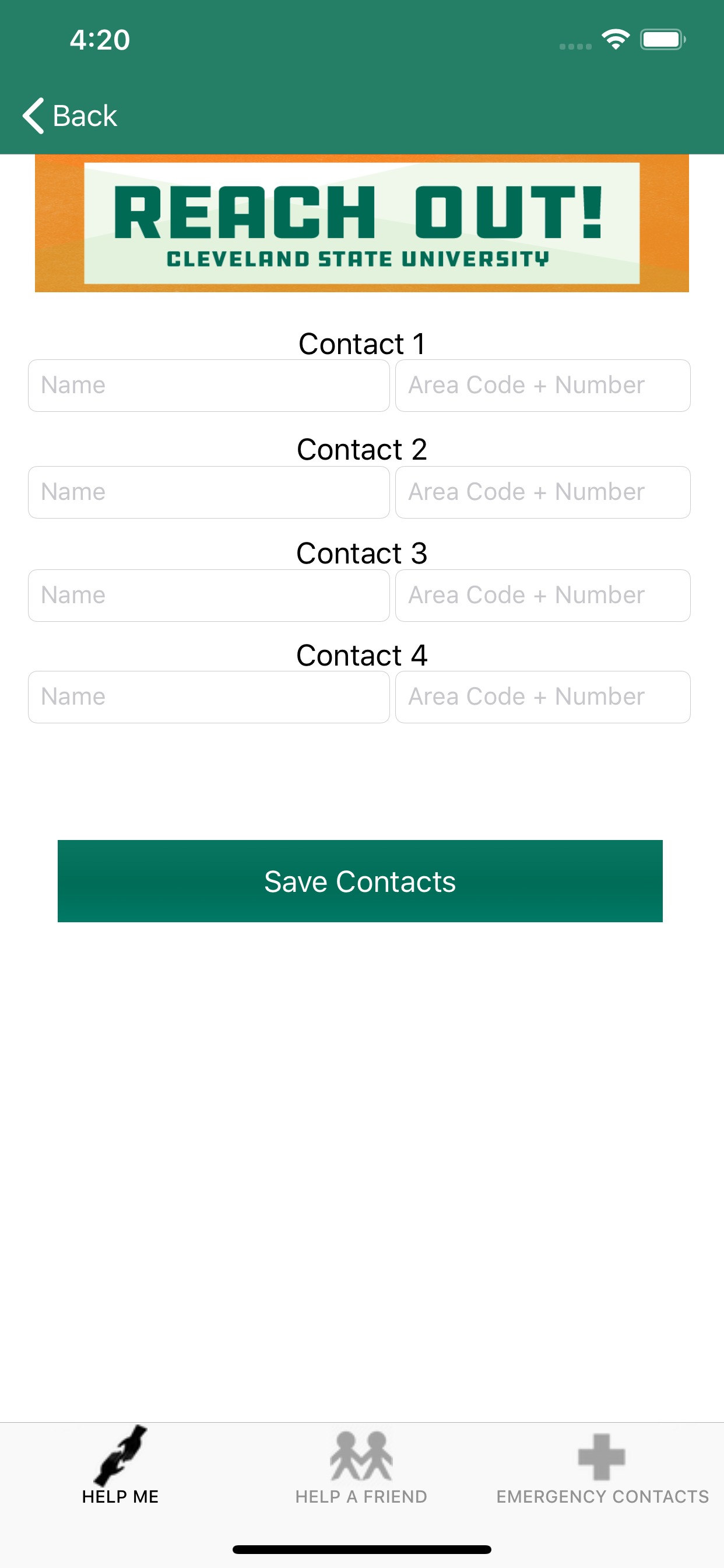 Cleveland State Univ Reach Out screenshot 4