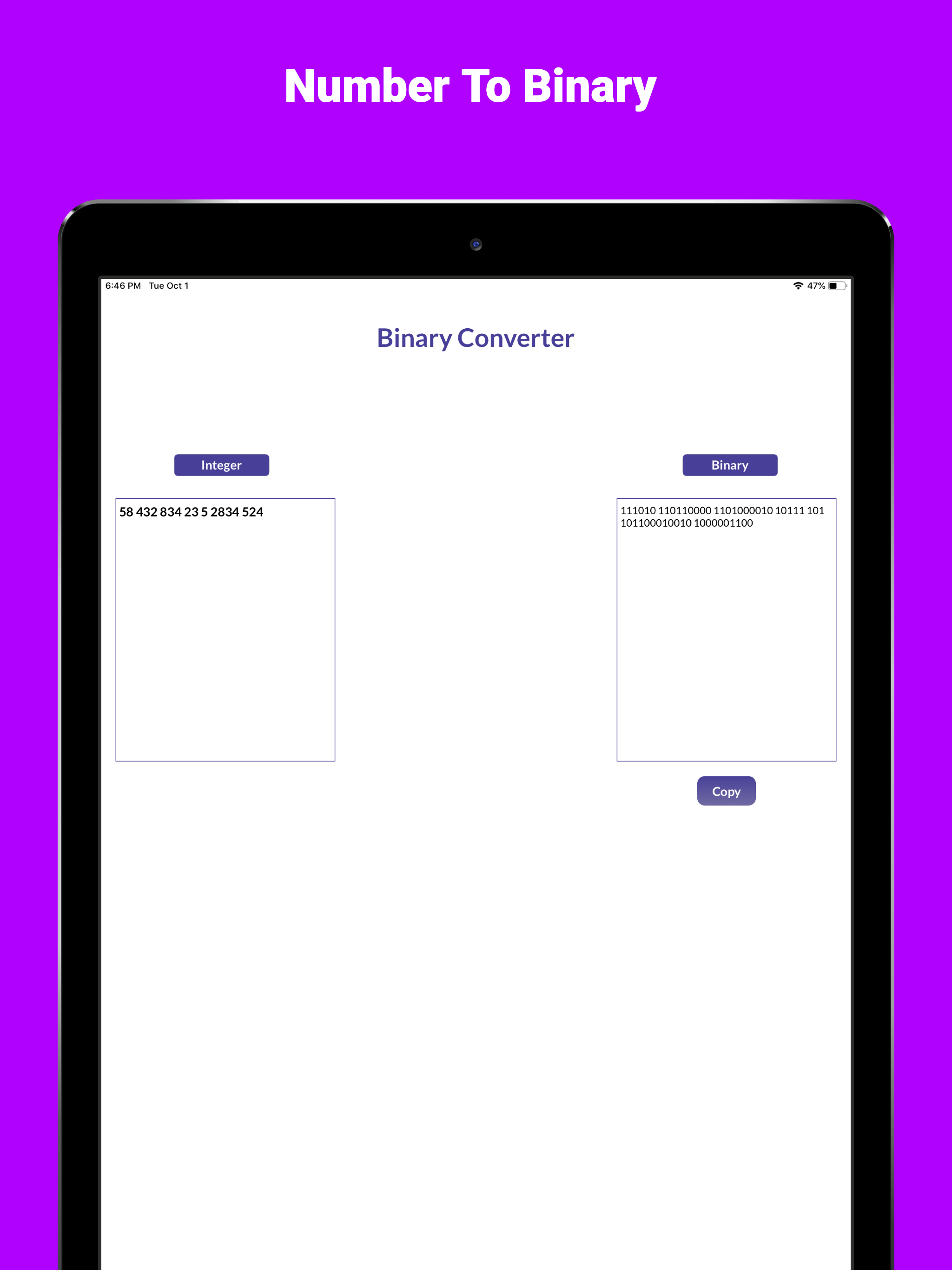 Binary Converter Calculator+