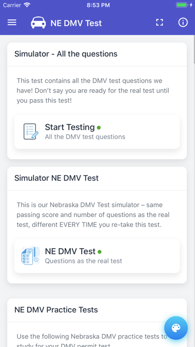 Screenshot #3 pour Nebraska DMV Permit Test